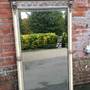 Large antique silver mirror - Silver framed decorative mirrors. Cleall Antiques