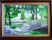 Pont à l'etang de Savigneux. 