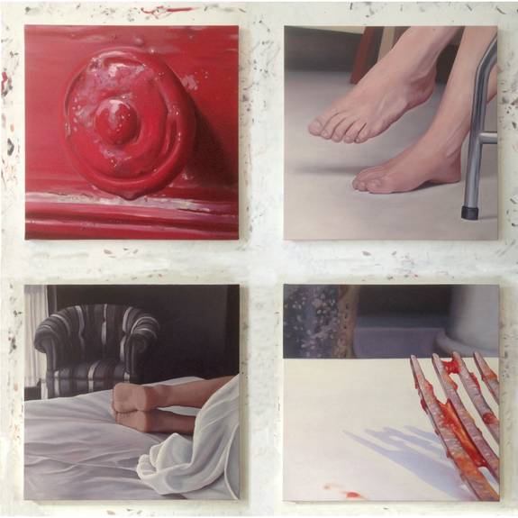 Cendrillon (série montée en quadriptyque) - © adagp, Paris. Sara Fratini