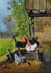 Le poulailler. Marie Colin