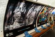 Affiche 13 Cent Alantar Expo Métro Paris 2020 Chaussée d'Antin La Fayette. 