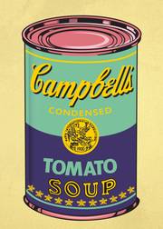 Campbells soup turquoise. Jose Tobar