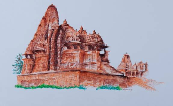 Khajuraho temple complex. Avishek Nag