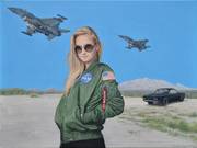 Contemporary portrait «Remove Before Flight». 