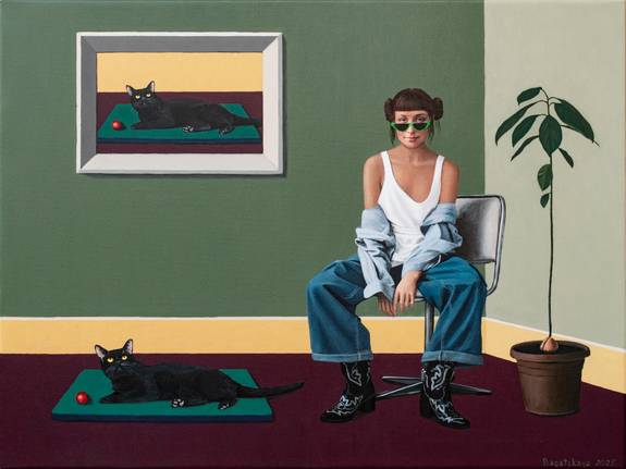 The Ficus, Cat, and She…. Nataliya Bagatskaya Nataliya Bagatskaya