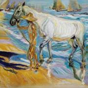 The Horse's Bath - J. Sorolla. Matteo Lecci