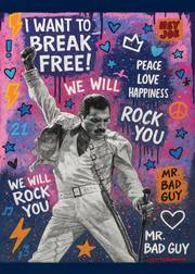 Rock Icon – Pop/Graffiti Poster (Stadium Vibes). Daveschloffiart