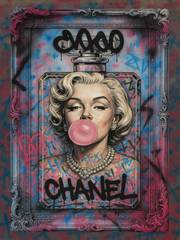 Bubble No. 5 – Fashion Pop/Street-Art Poster. Daveschloffiart