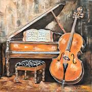 L'attente du musicien. Marie Evelyne Boussard