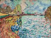 La Seine à Bougival. Jan Willem Versteeg